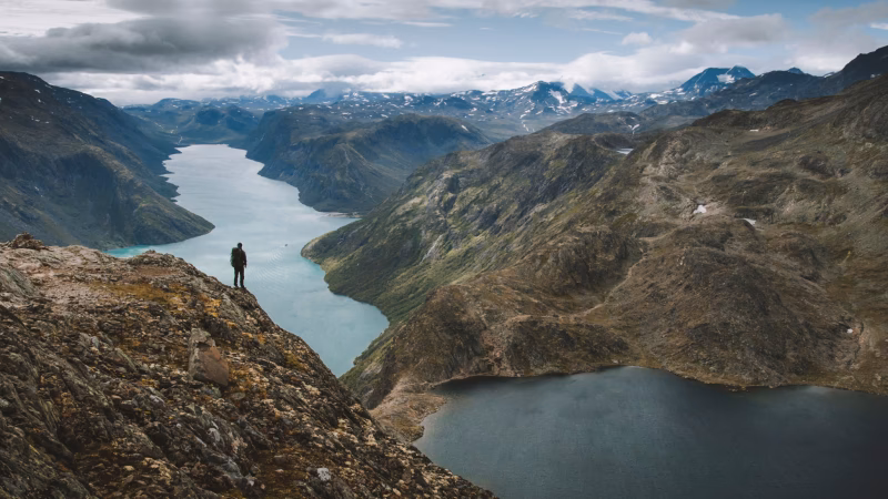 Where is the Norwegian Mountain Center in Jotunheimen?