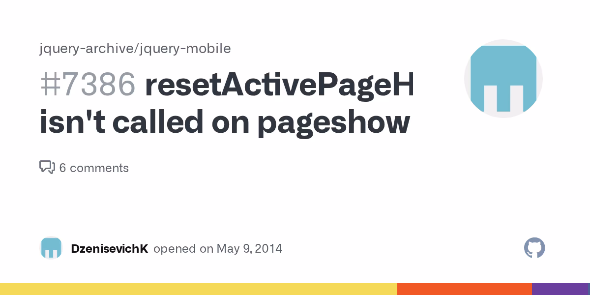 Is pagecontainershow still triggered in jQuery Mobile?