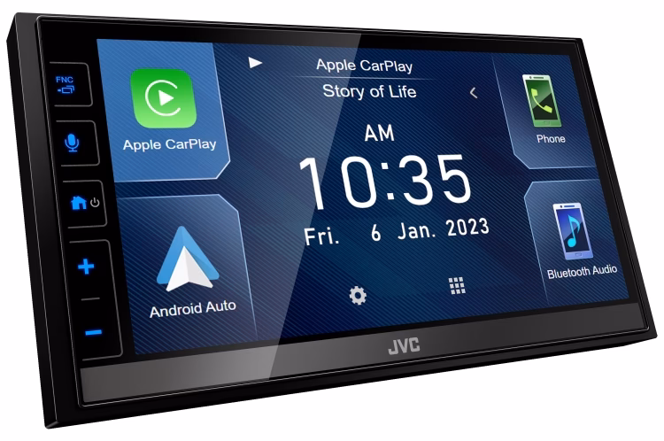 How do I connect my Android phone to JVC?