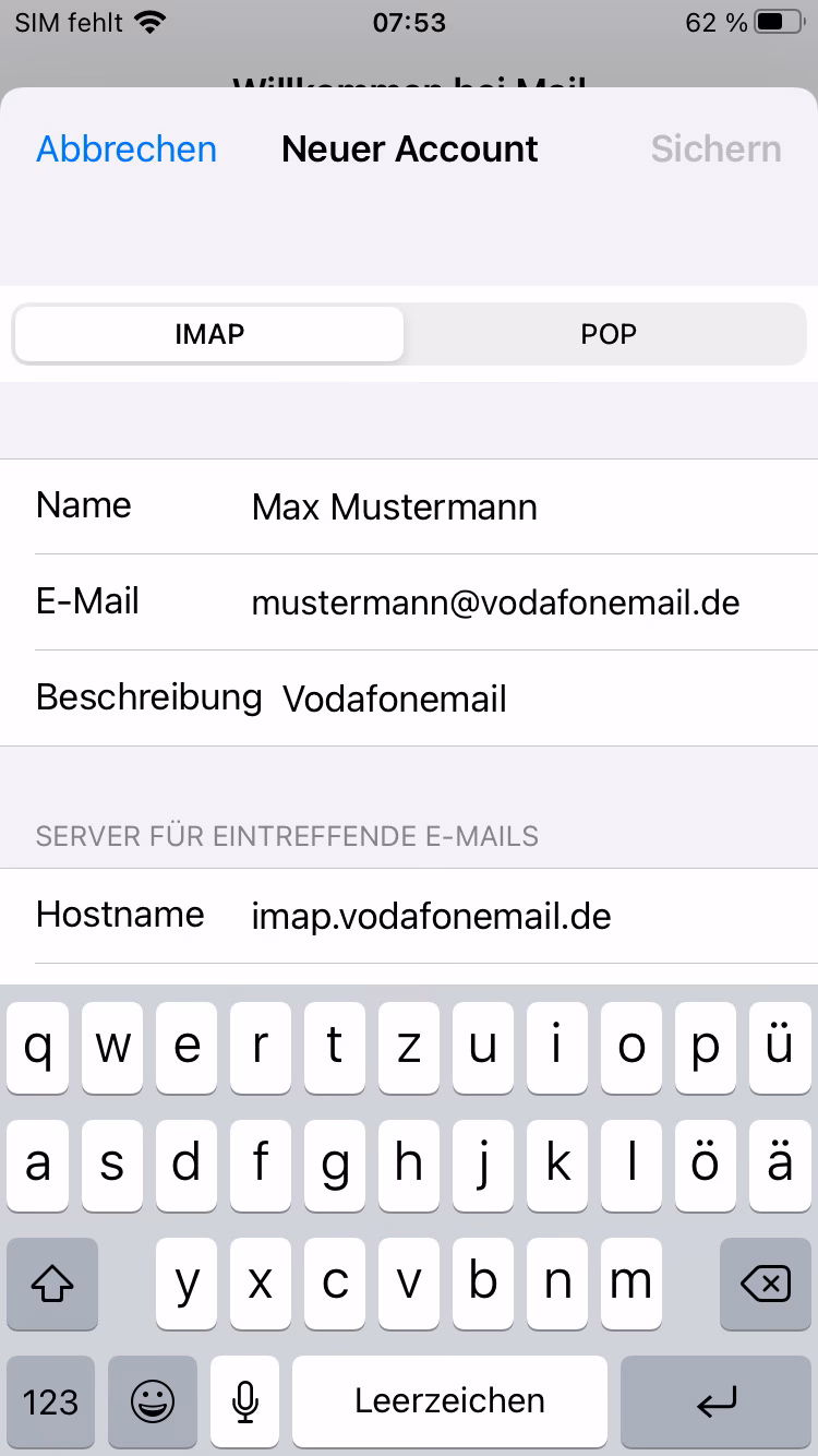 Wie kann ich IMAP nutzen?