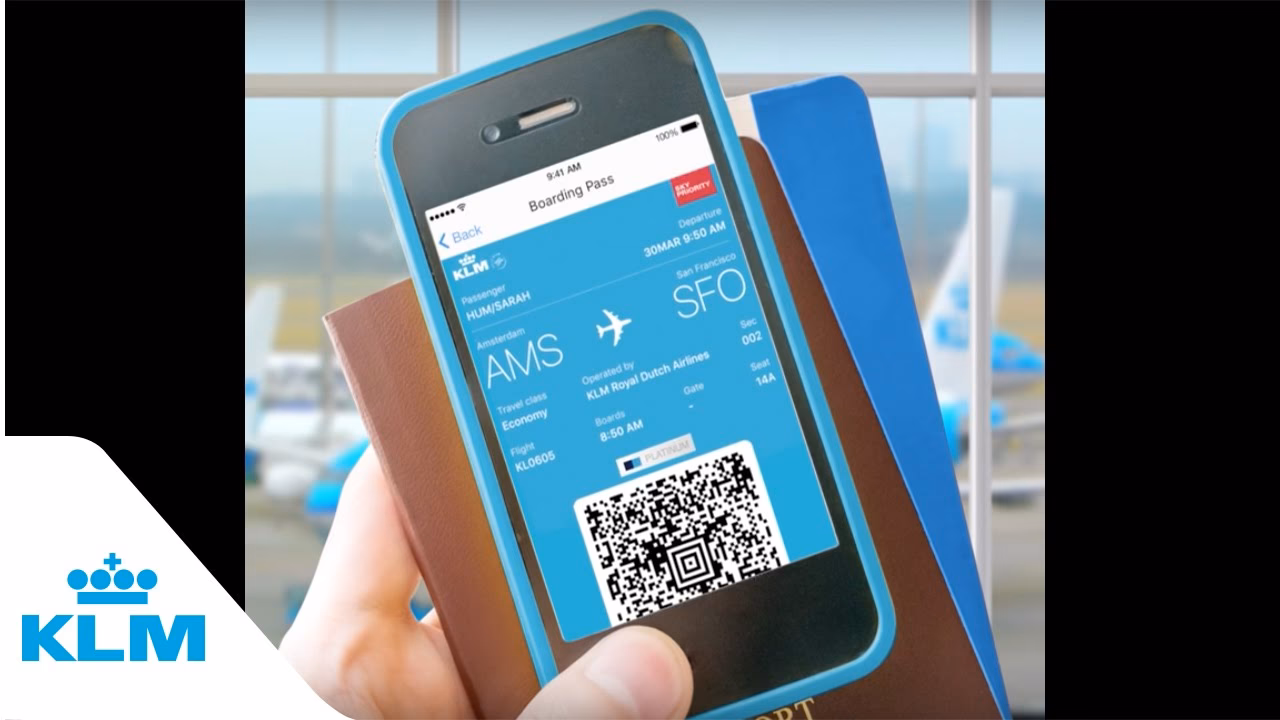 How do I print my KLM boarding pass?