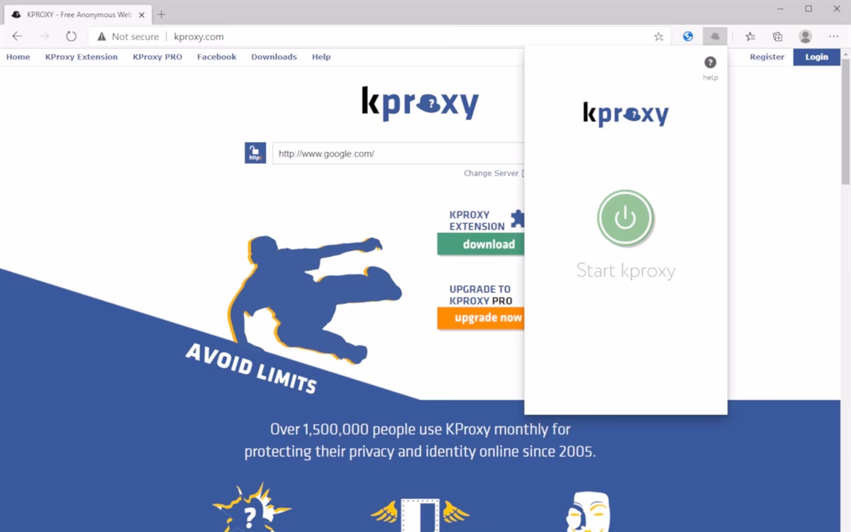 What is kproxy extension?