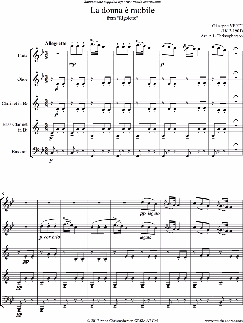 Who sang La donna è mobile?