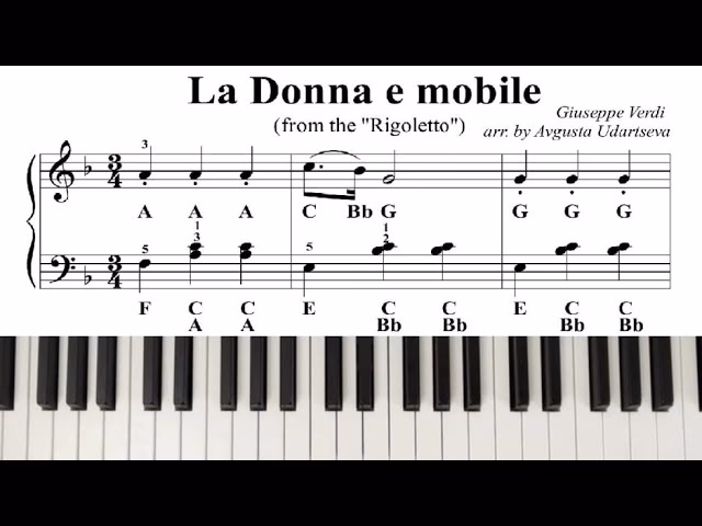 How many arrangements of La donna è mobile are there?