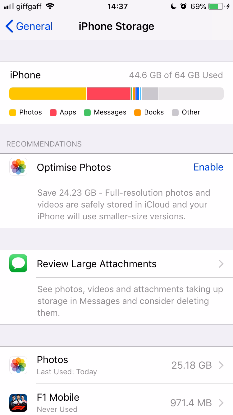 How do I view large attachments on my iPhone & iPad?