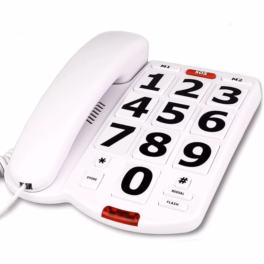 Which geemarc phone is best for visually impaired users?