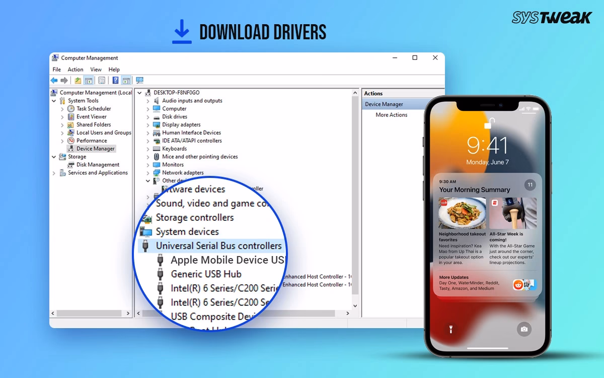 How to install iPhone drivers on Windows 11?