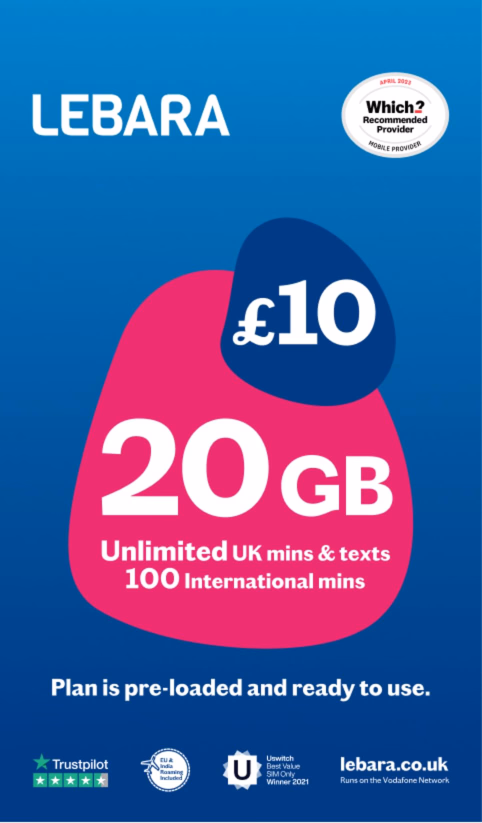 Does Lebara have a contract?