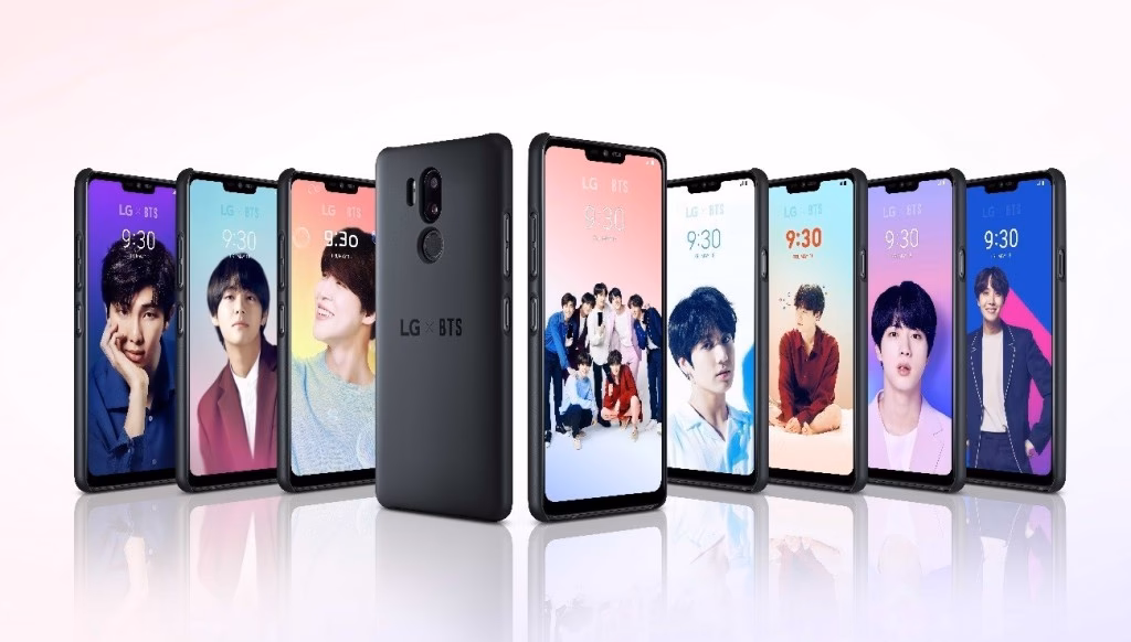 What is LG Electronics' collaboration with BTS?