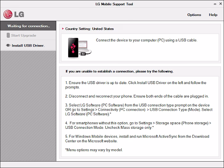 What is LGMobile Support Tool?