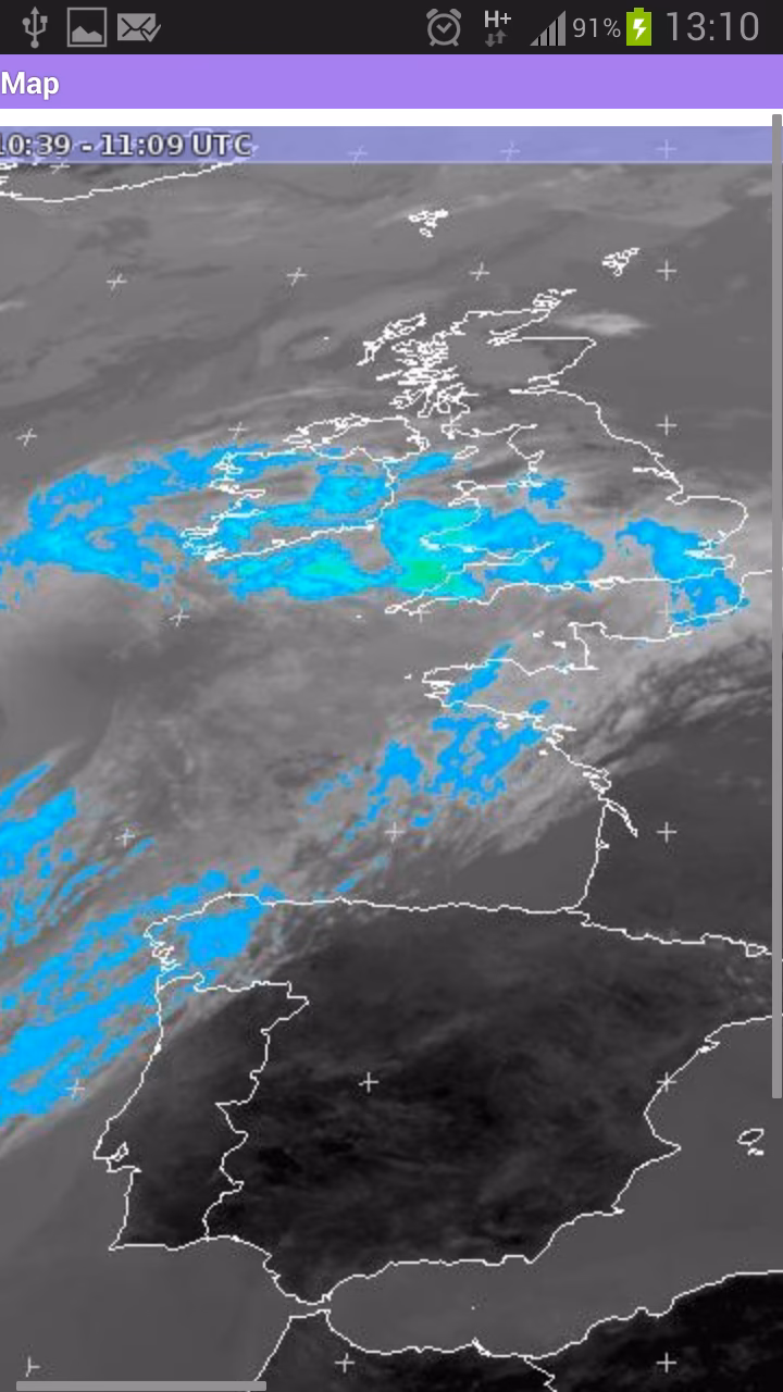 Does Google Maps show real-time lightning strikes?