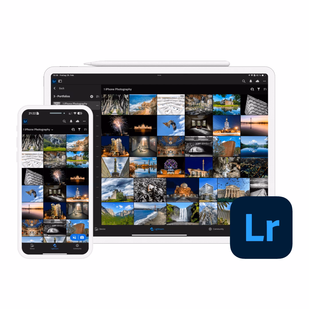 Does Lightroom have a mobile app?