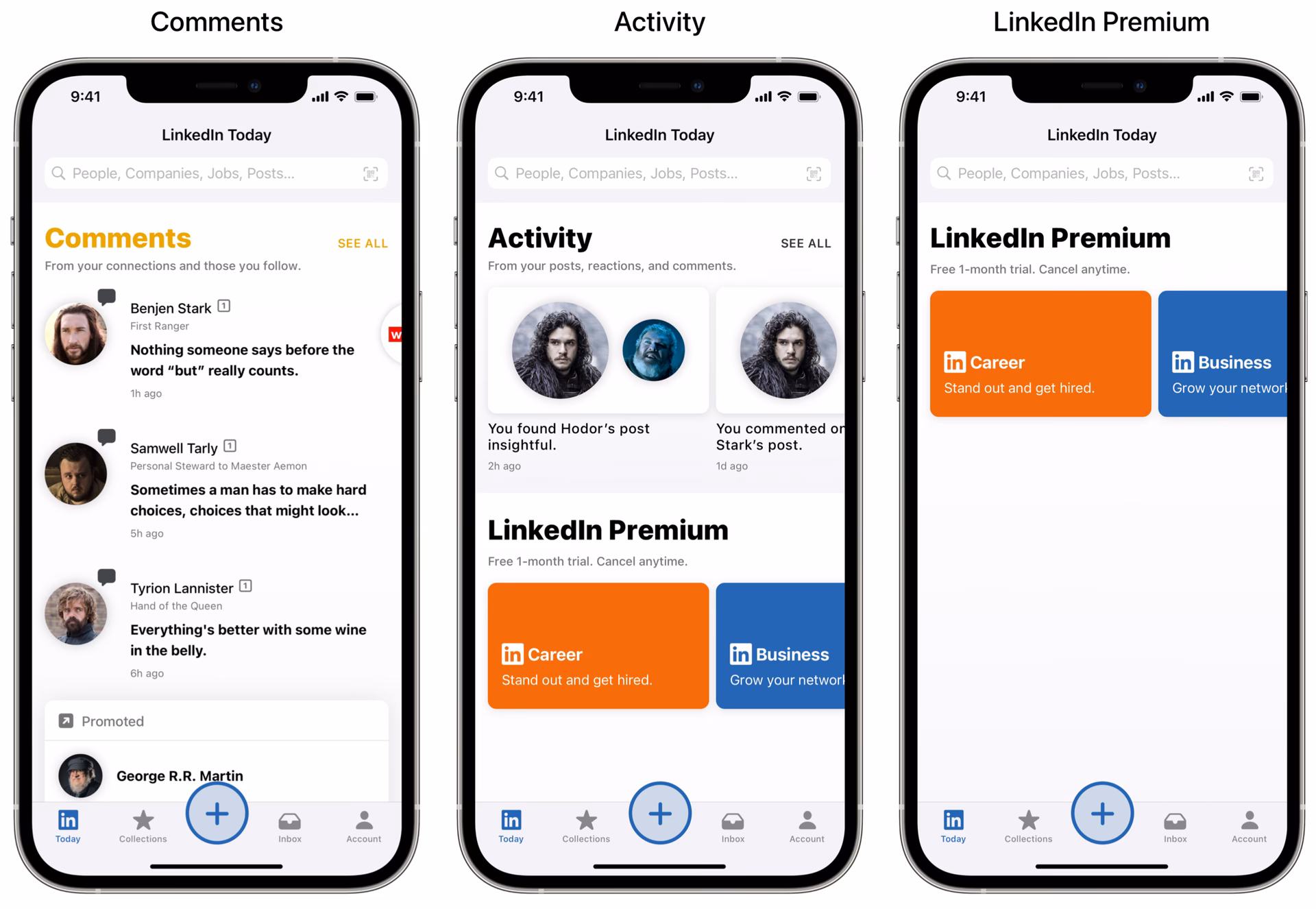 Can I use LinkedIn on my iPhone or iPad?