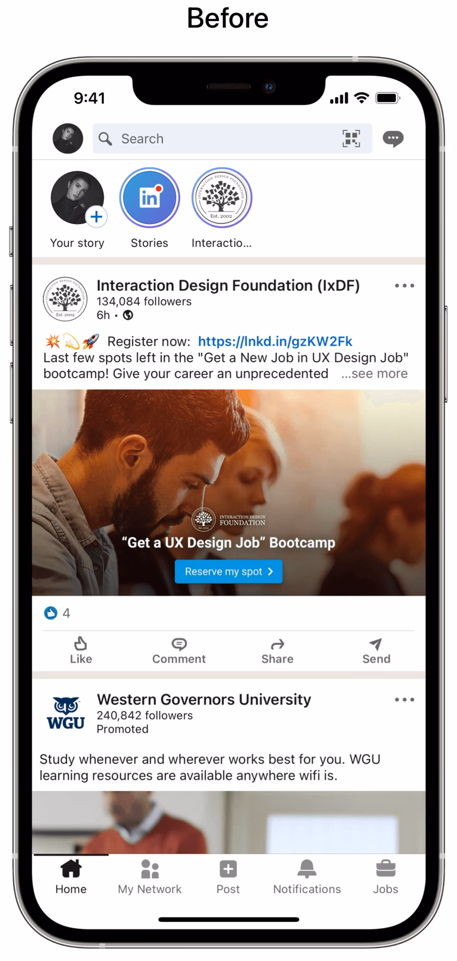 Where can I download the LinkedIn app?