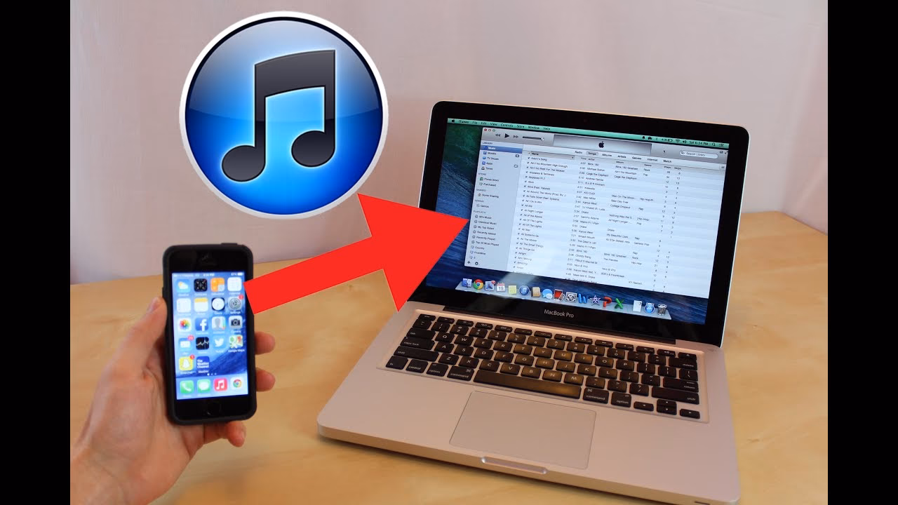 How to play music on iPhone through computer?