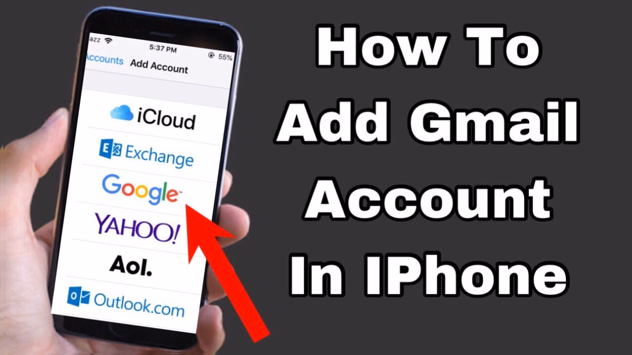 How do I add my Gmail account to my iPhone?
