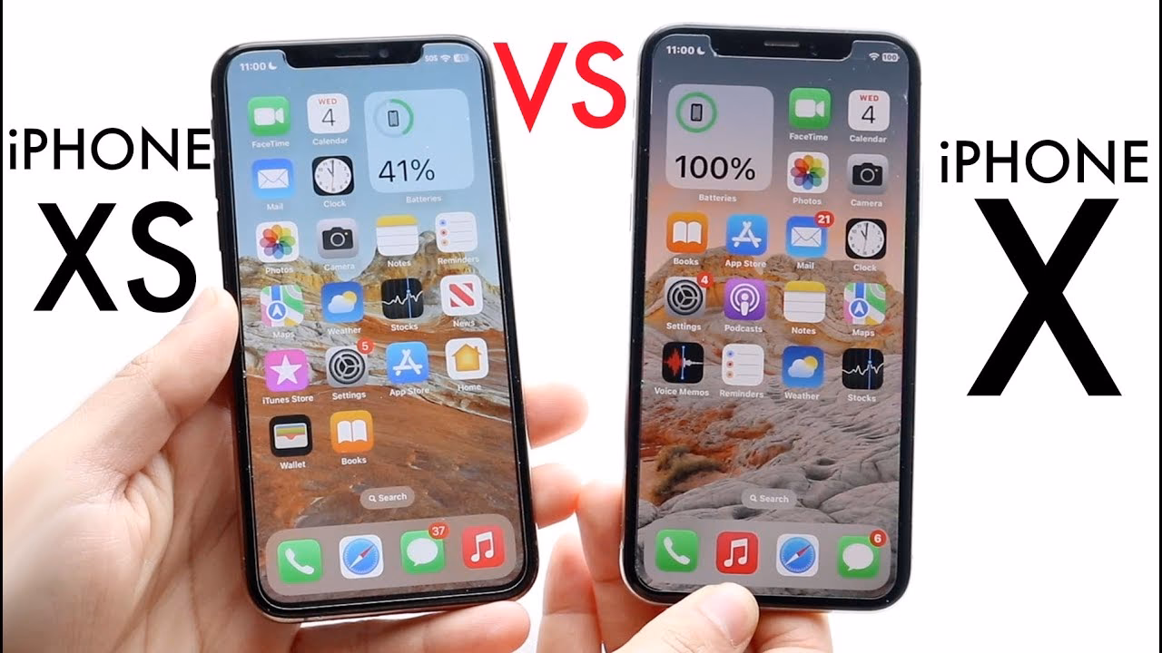 How do I tell the iPhone X from the XS?