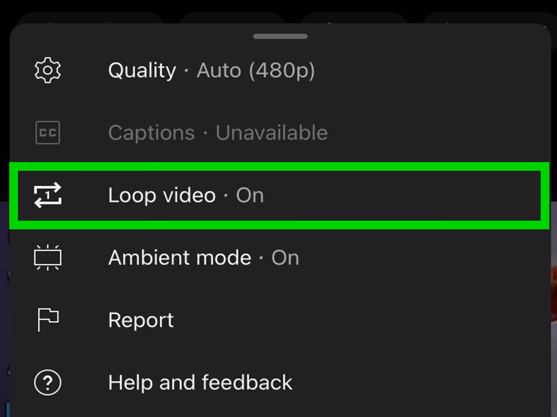 How to loop a video on iPhone?
