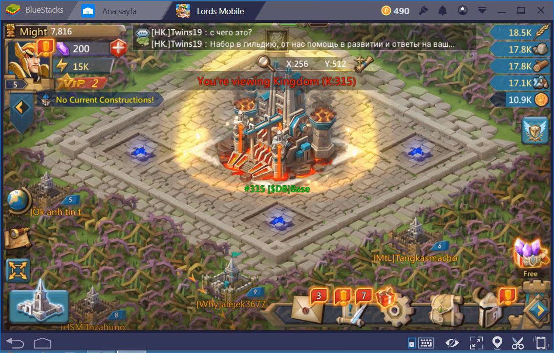 What are production buildings in Lords Mobile?