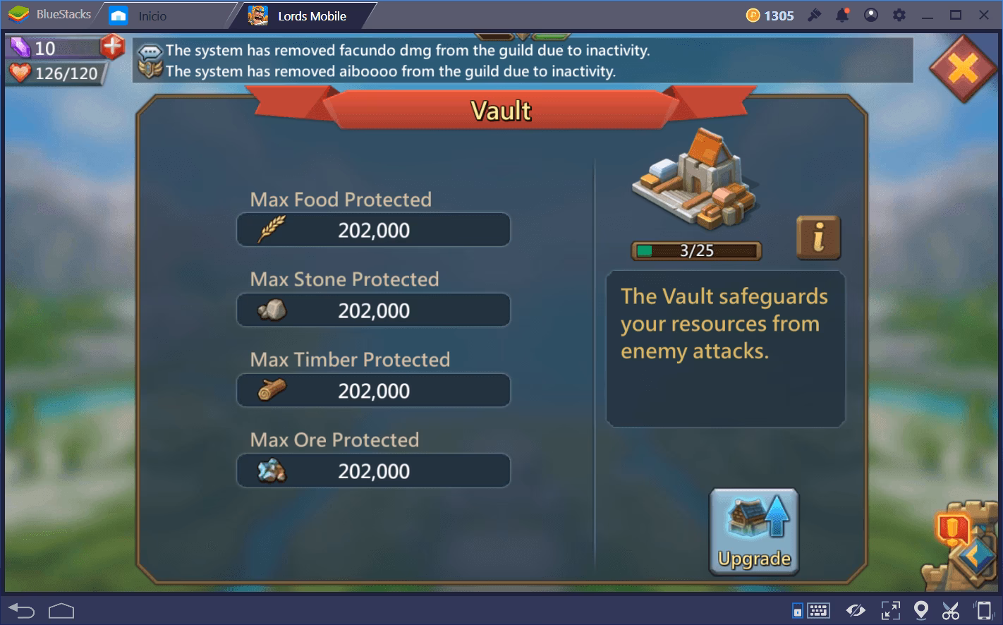 What resources can the vault protect?