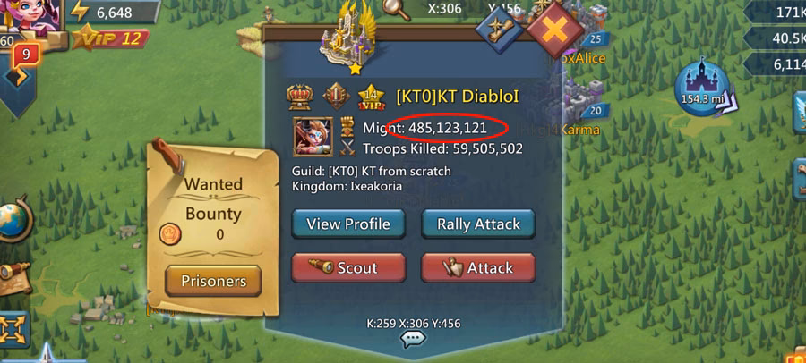 What features are included in a Lords Mobile account?