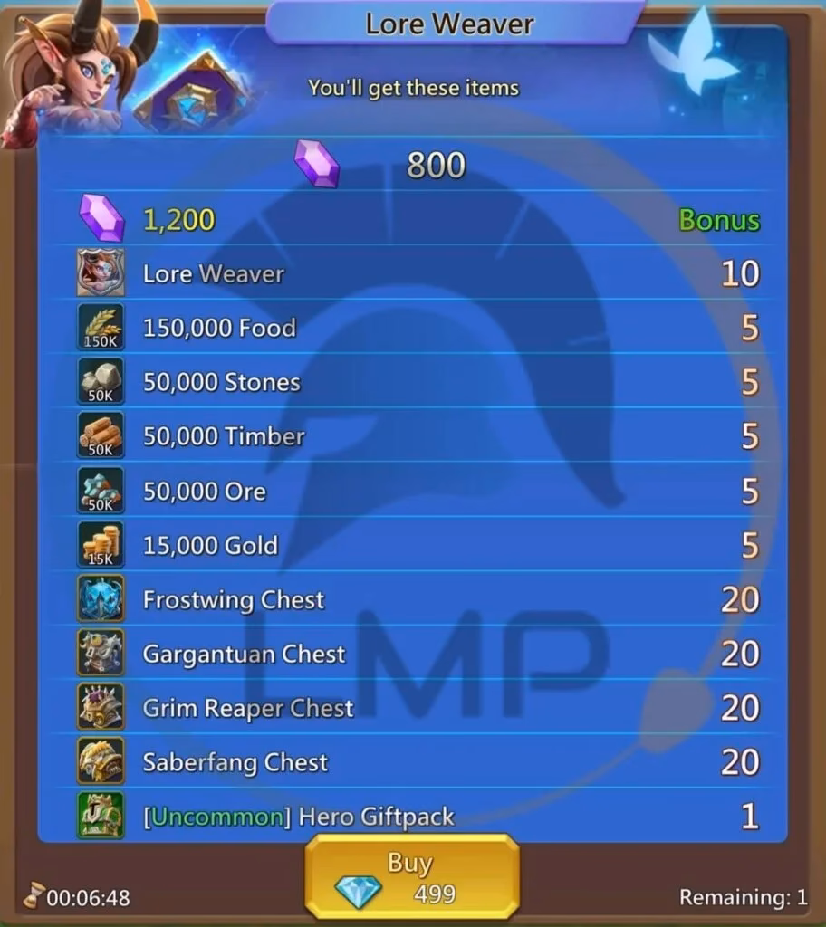 Does the lore Weaver use her ultimate?