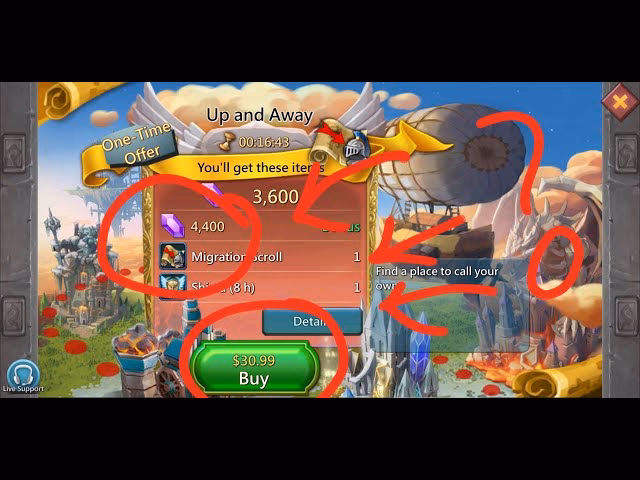 How to move a kingdom in Lords Mobile?