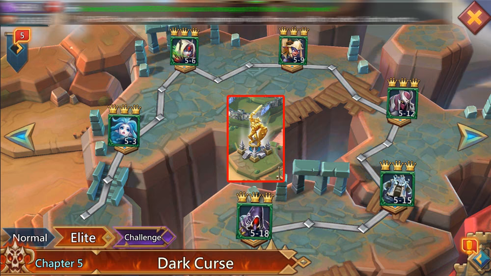 How do I get a 5-9 elite stage?