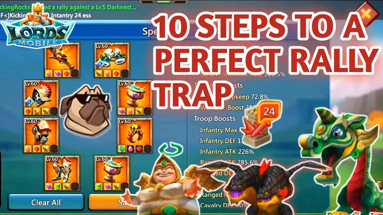 How many troop types are there in Lords Mobile?