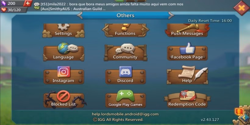 Can you get free items in Lords Mobile?