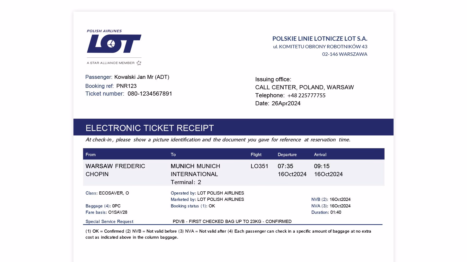 Does LOT Polish Airlines offer mobile check-in?