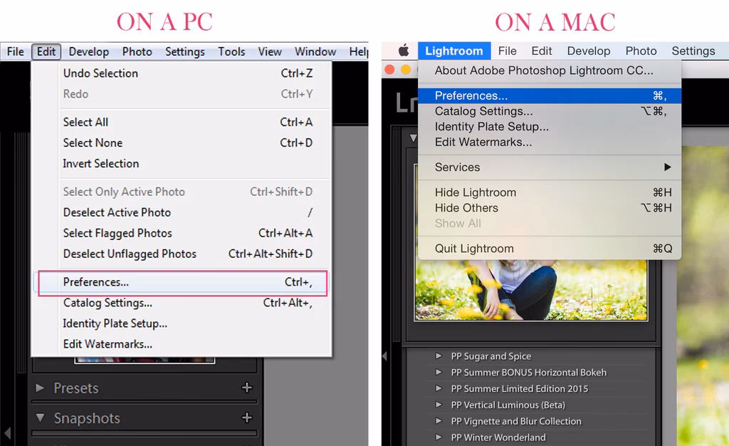 How do I install Lightroom presets on my mobile device?
