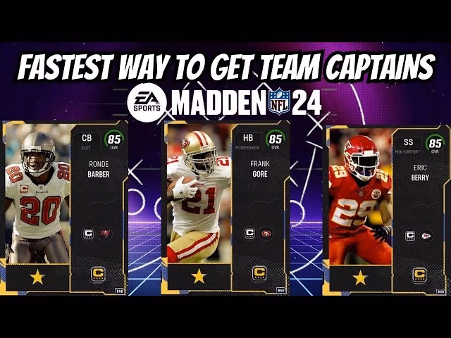 What is the 88 version of Madden 23 Mut team captains?
