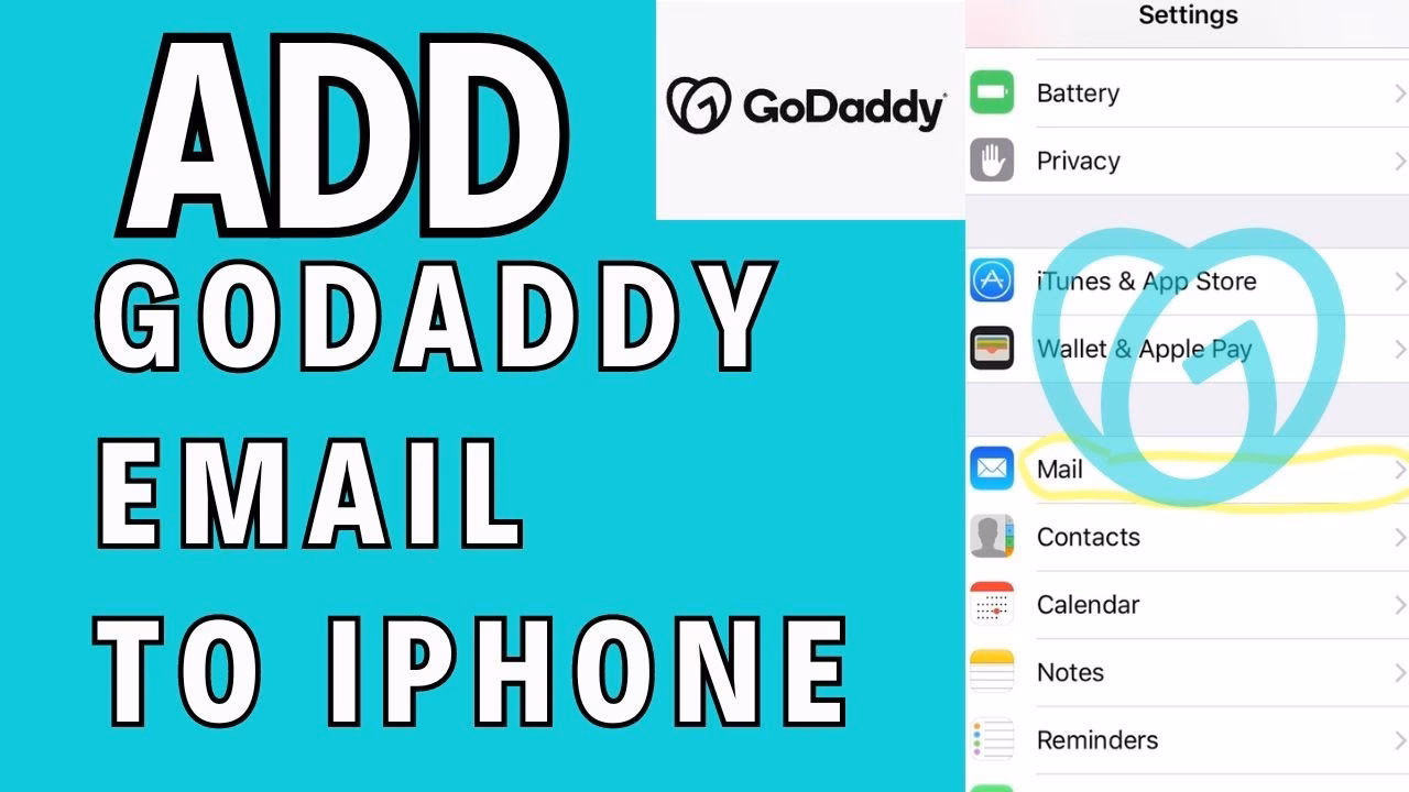 What are GoDaddy email settings?