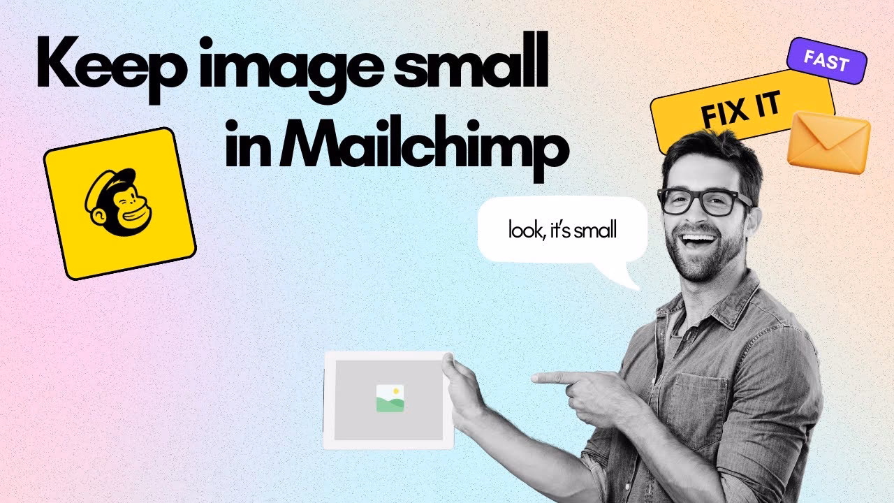 What size is a Mailchimp image card?