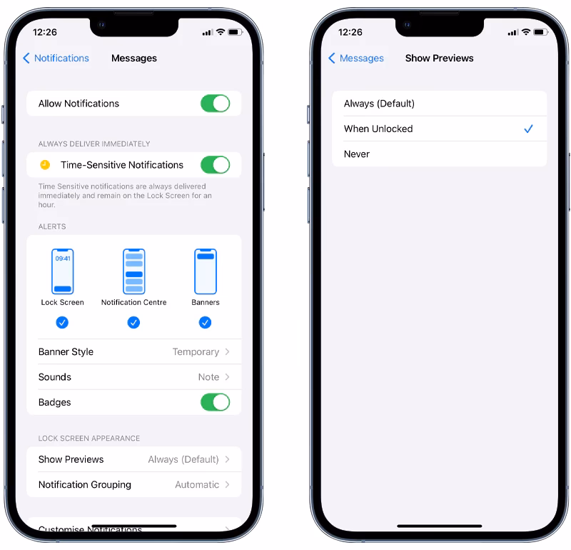 How do I Stop my AirPods reading text messages?