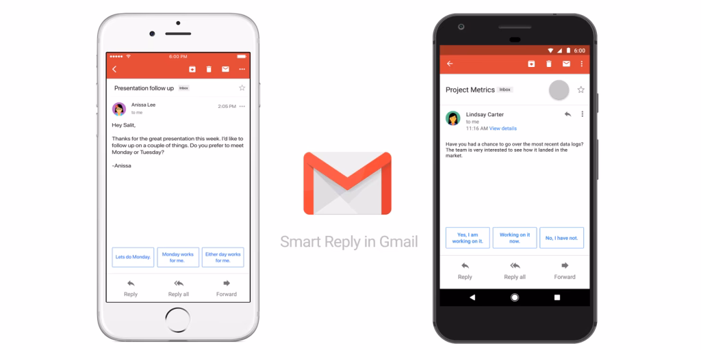 How do I change my default response in Gmail?