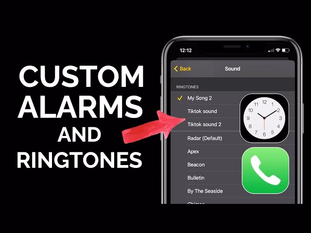 How to make a custom alarm sound on iPhone?