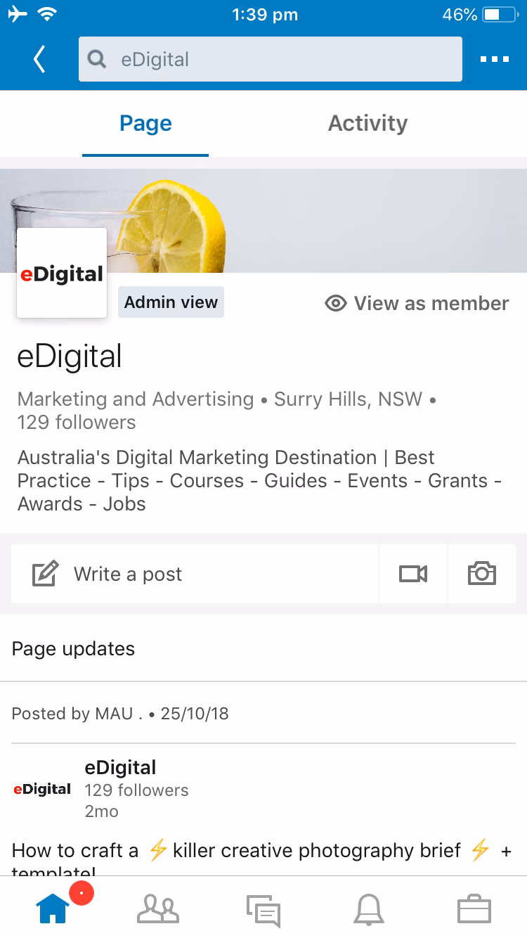 What is the LinkedIn company page API?
