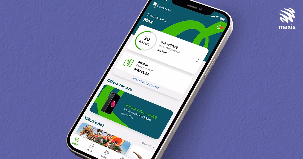 How do I contact Maxis mobile?