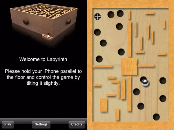 Can I download a maze game to my iPhone or iPad?