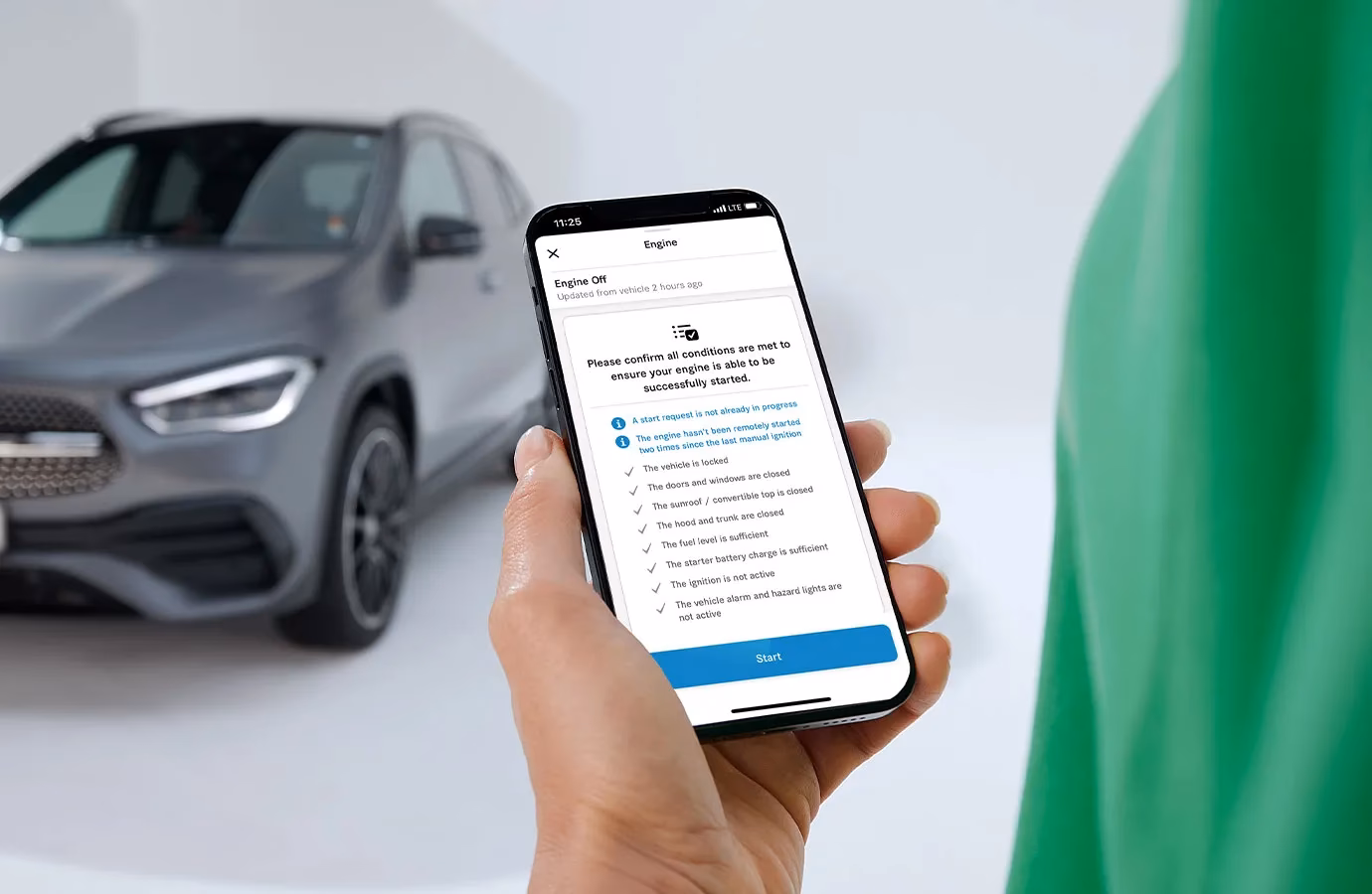 What is the Mercedes-Benz mbrace app?