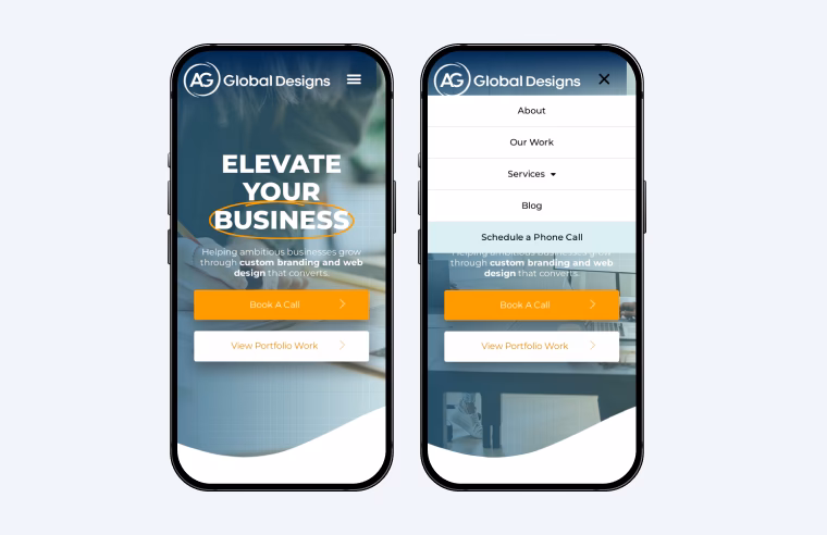 Does a Burger appear on a large screen?