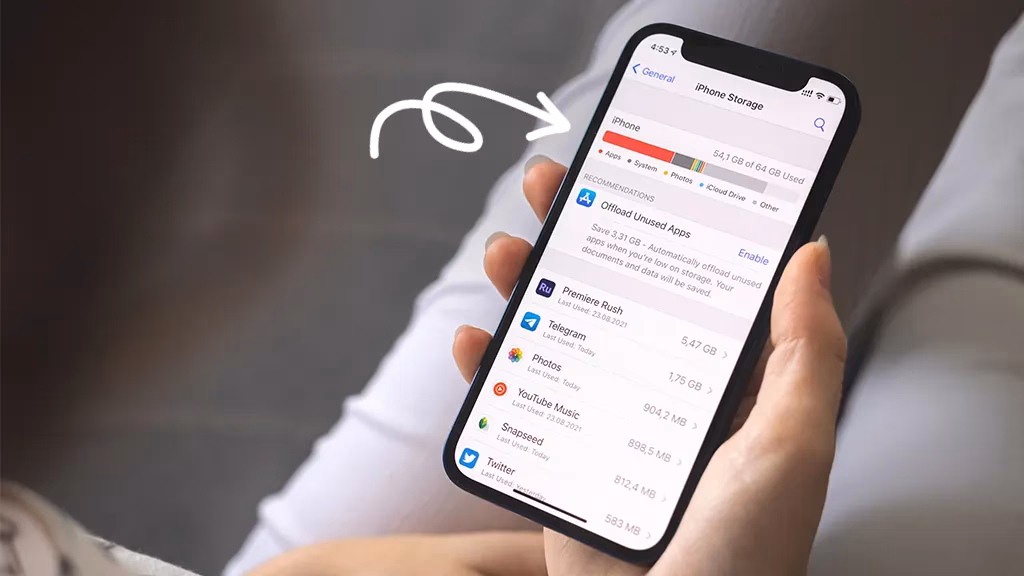 How much memory does my iPhone have?