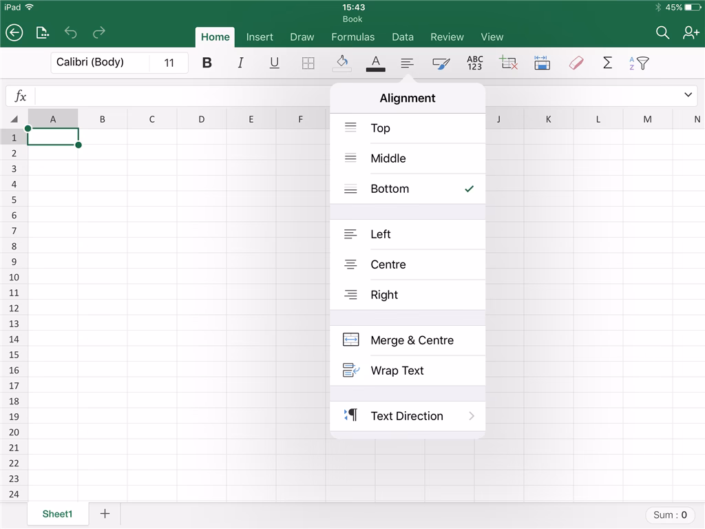 How do I reverse a merged cell in Excel?