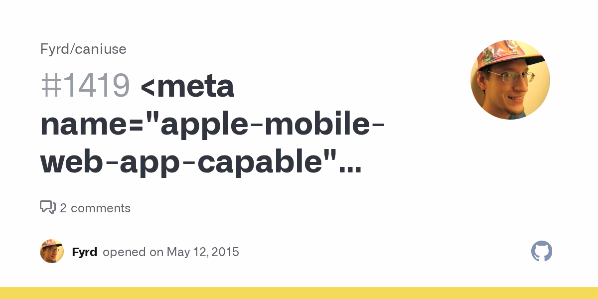 Does Chrome support a meta-tag mobile-web-app-capable?