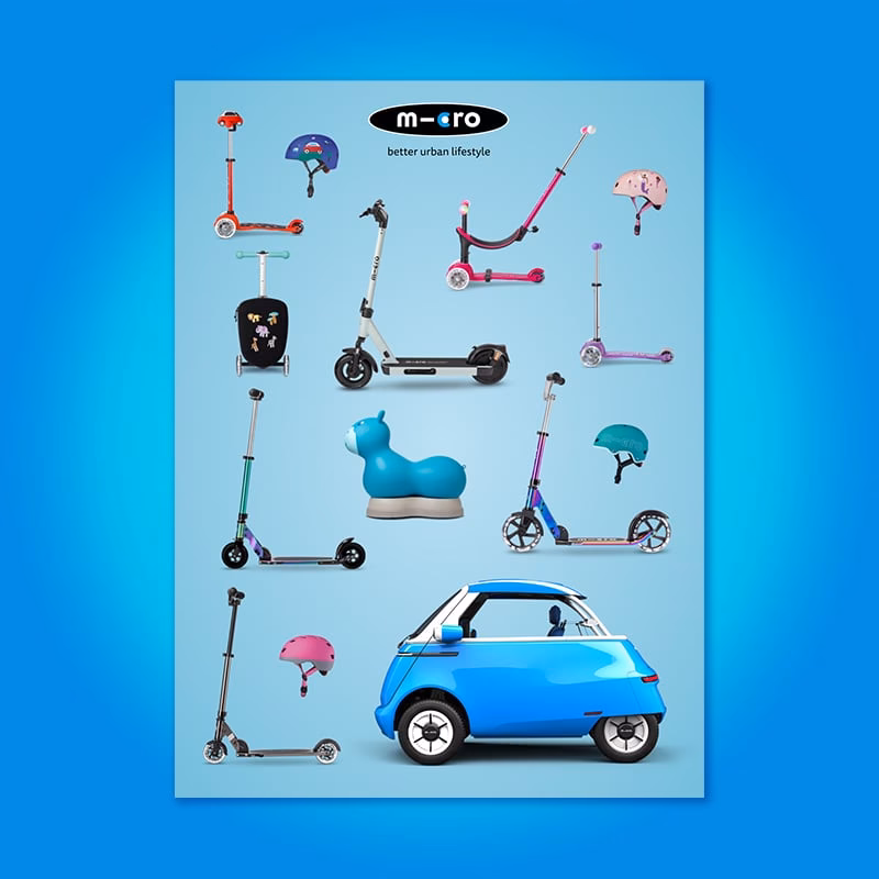 Who invented the micro scooter?