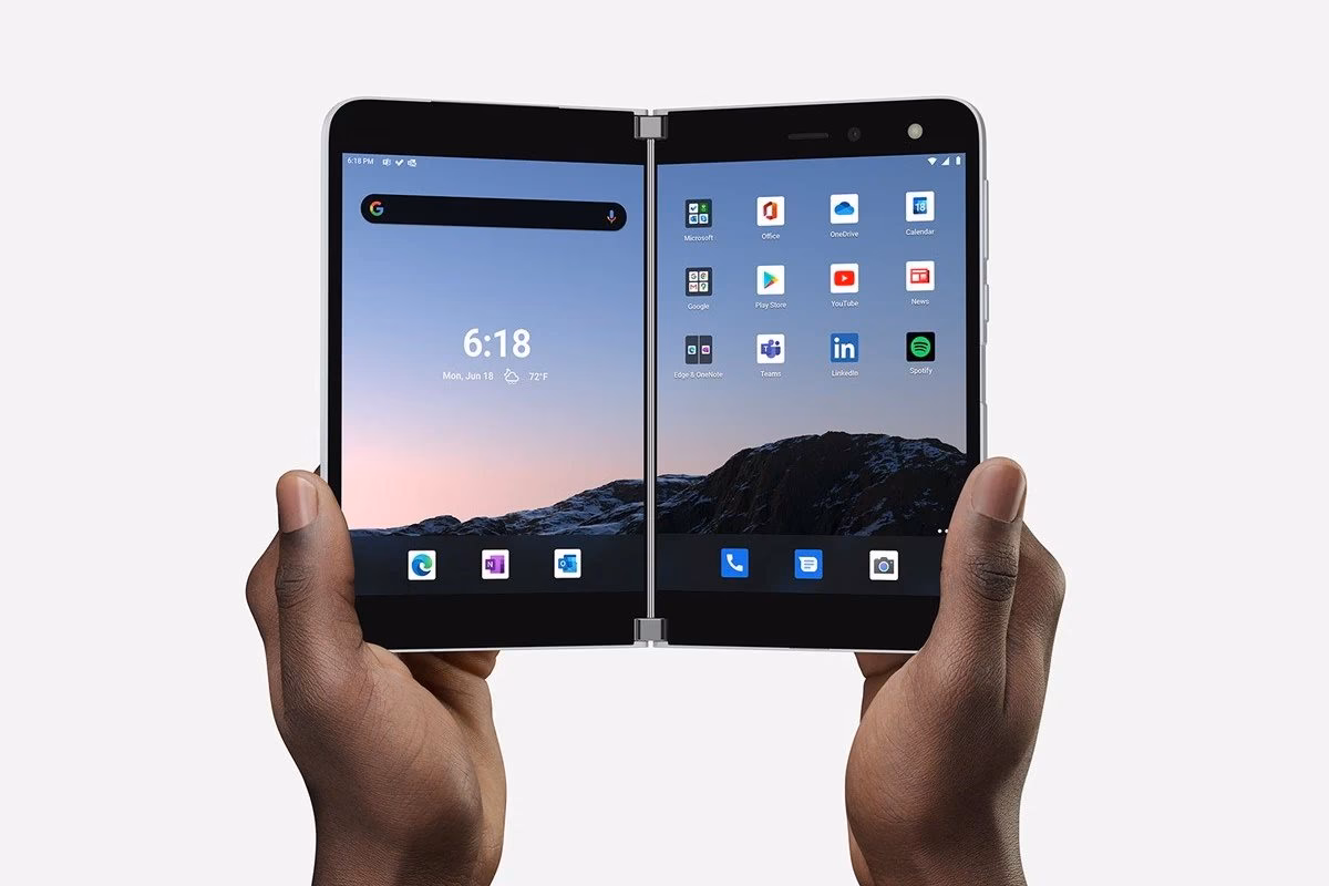 Is a folding Surface tablet more likely than a phone?