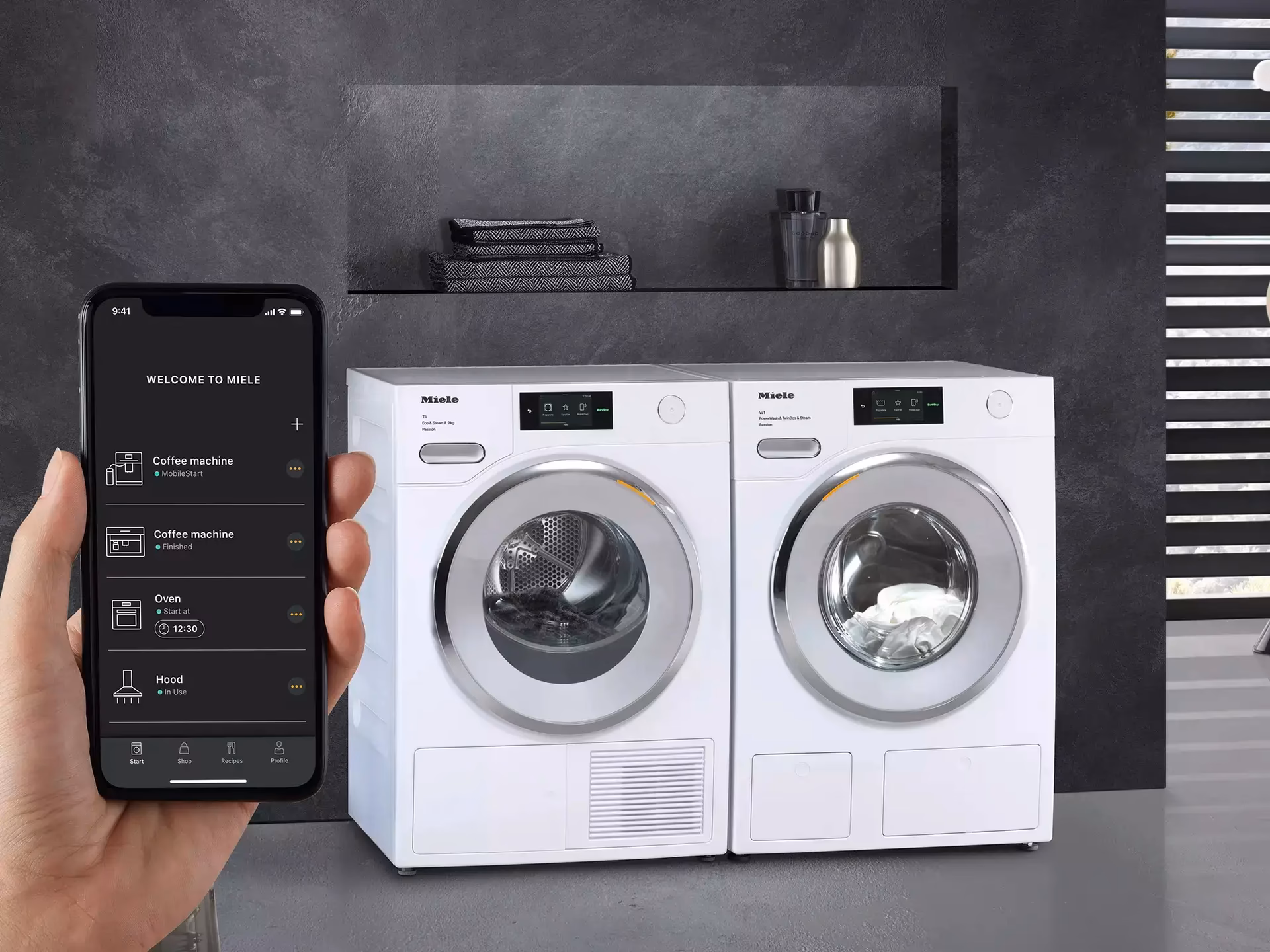 How can I manage my Miele appliance order?