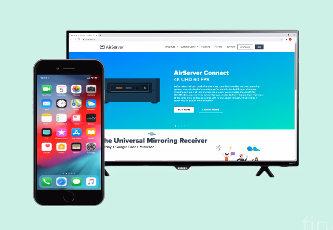 Does Apple support Miracast or Philips wireless screencasting?